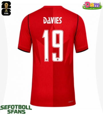 Kanada Alphonso Davies #19 Hemmatröja Kvinnor VM 2026 Kortärmad